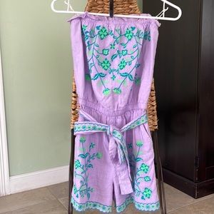 NWT Lilly Pulitzer strapless romper, Size XS